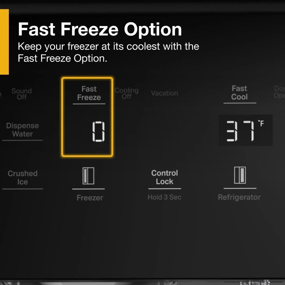 36-inch Counter Depth Side-by-Side Refrigerator with TruCool™ System view 2