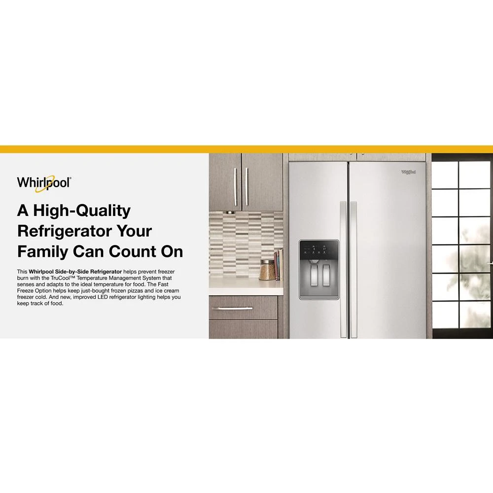 36-inch Counter Depth Side-by-Side Refrigerator with TruCool™ System view 20
