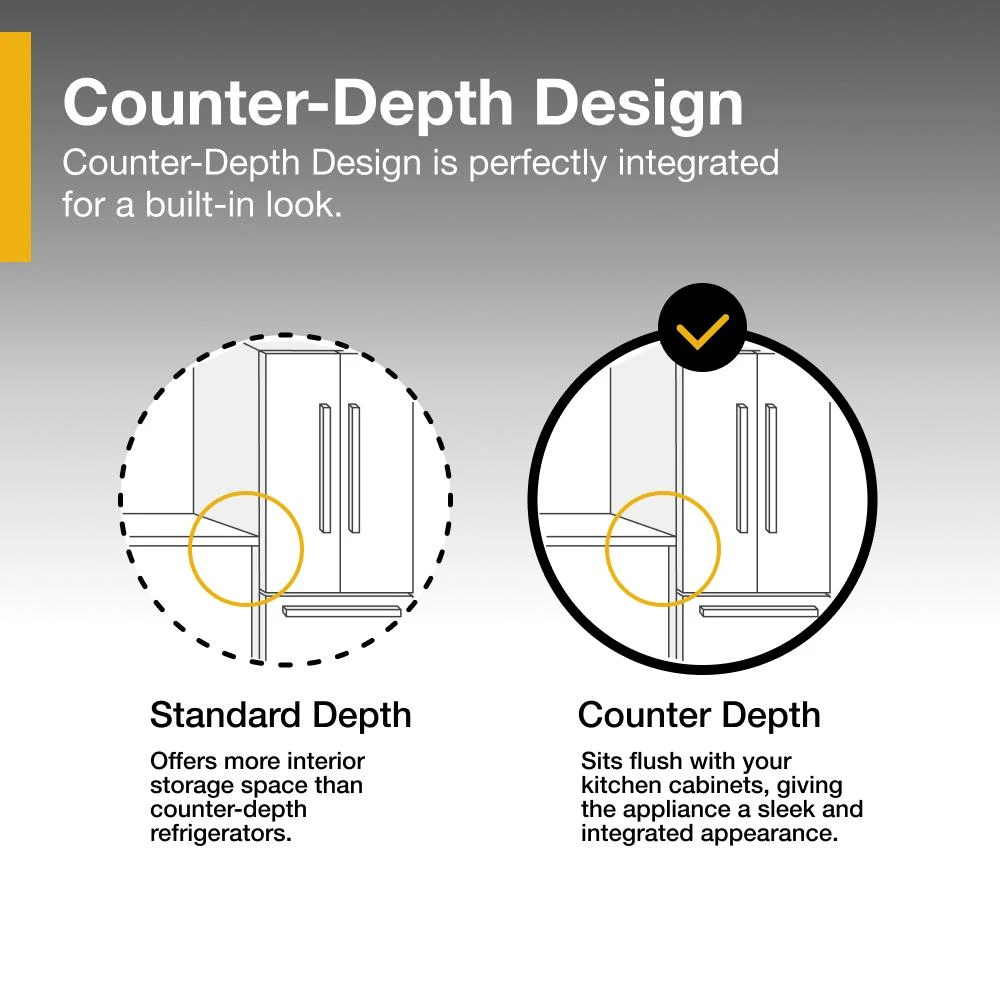 36-inch Counter Depth Side-by-Side Refrigerator with TruCool™ System view 24