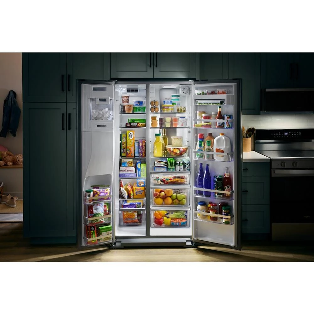 36-inch Standard Depth Side-by-Side Refrigerator with Prep & Store Bins view 10