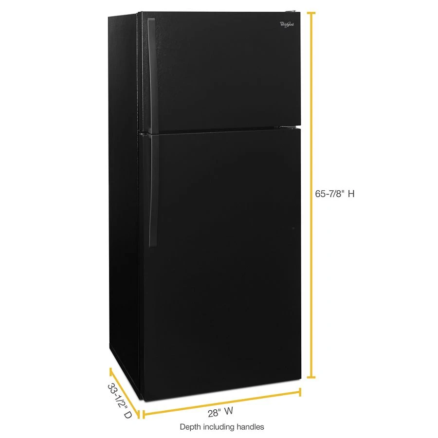 28-inch Wide Top Freezer Refrigerator - 16 cu. ft. WRT106TFDB, product image 5 of 5