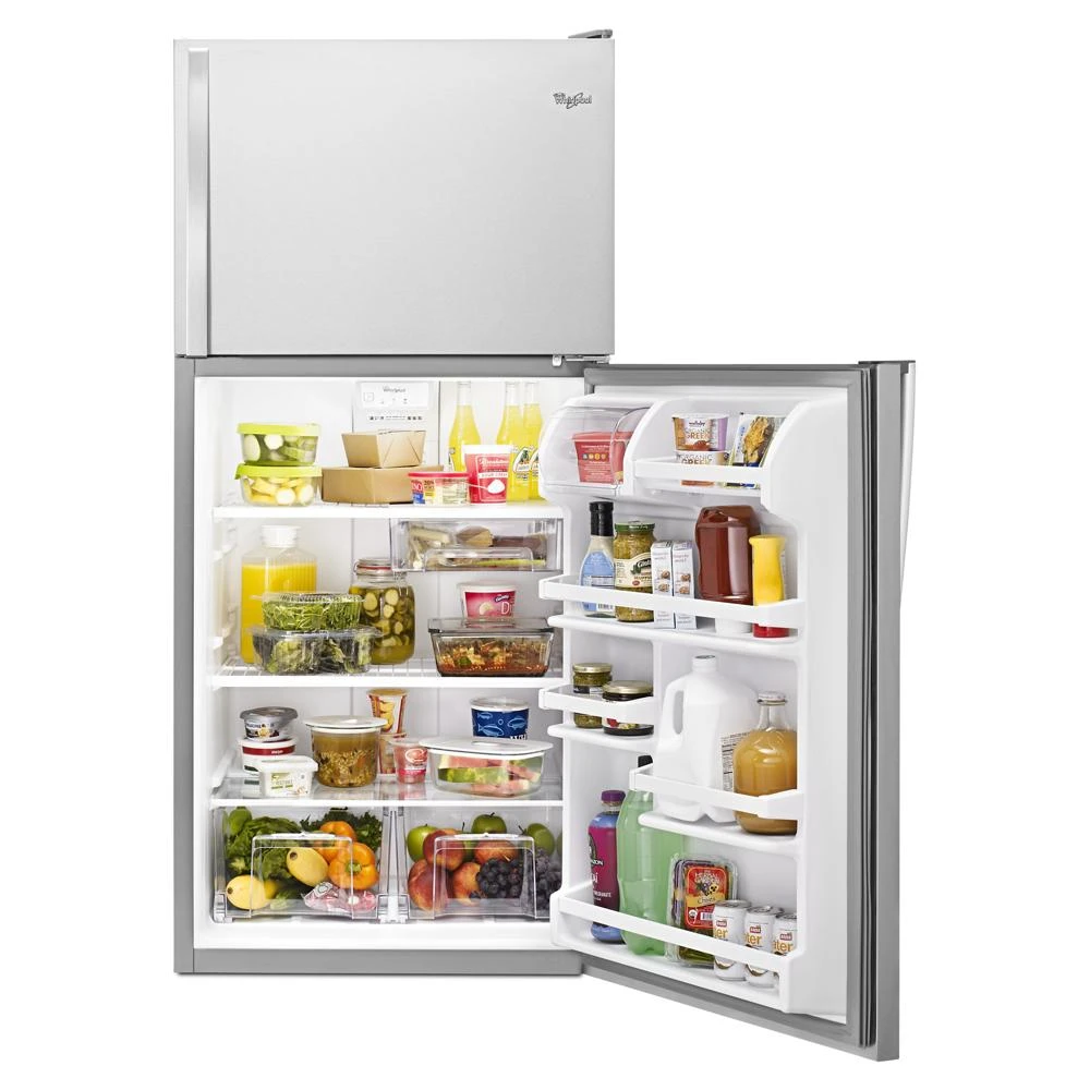 30-inch Wide Top Freezer Refrigerator - 18 Cu. Ft. WRT108FFDM, product image 3 of 8