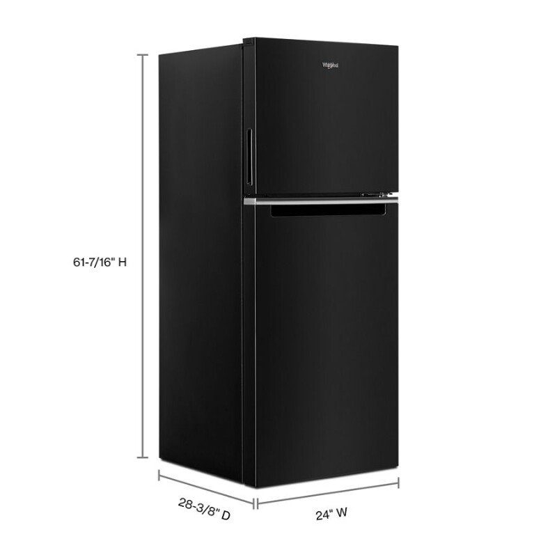 24-inch Wide Small Space Top-Freezer Refrigerator - 11.6 cu. ft. WRT112CZJB