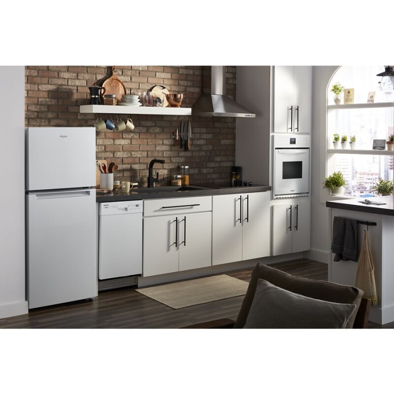 24-inch Wide Small Space Top-Freezer Refrigerator - 11.6 cu. ft. WRT112CZJW