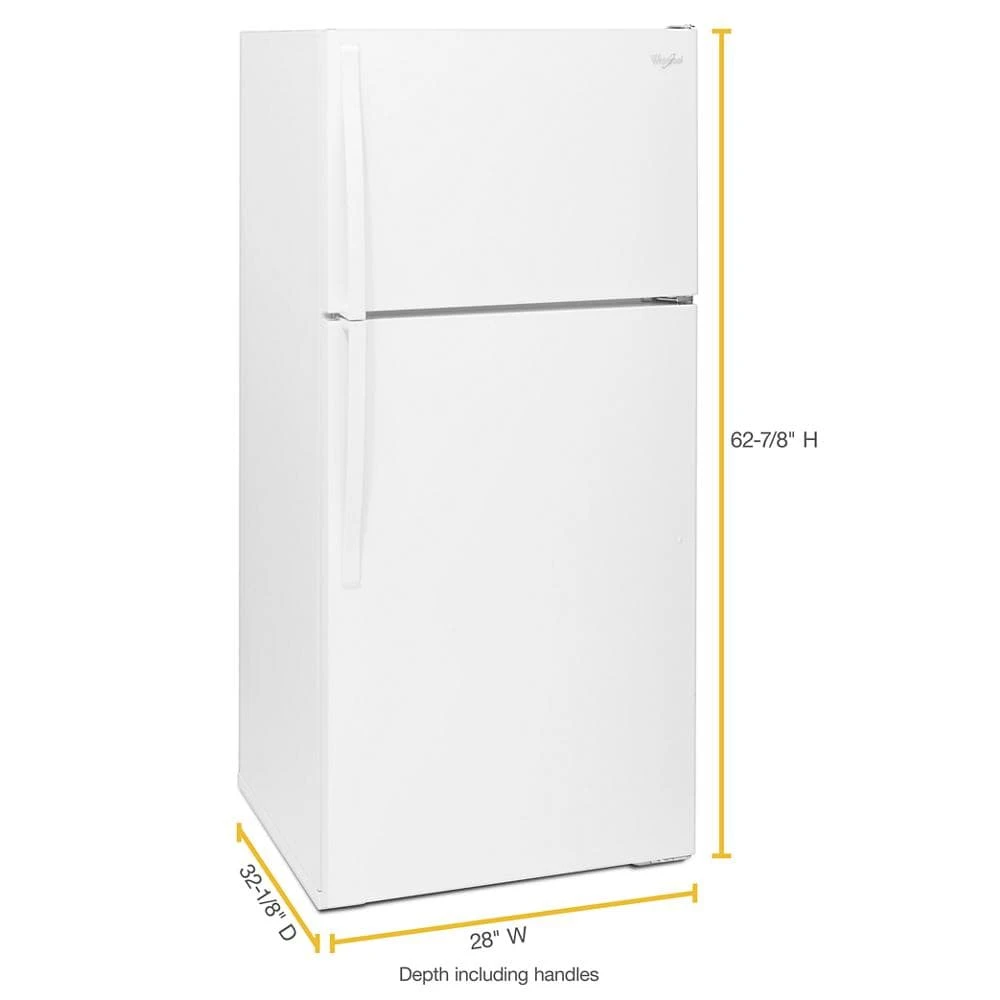 28-inch Wide Top Freezer Refrigerator - 14 cu. ft. WRT134TFDW