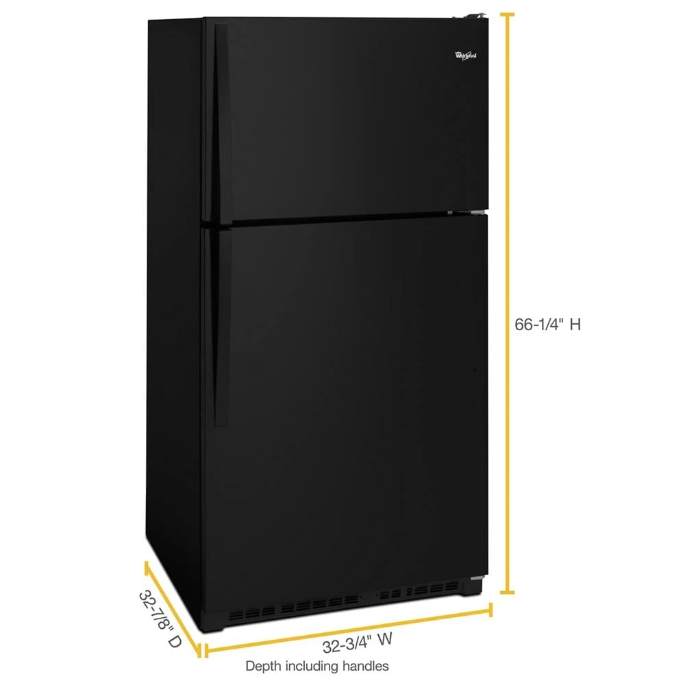 33-inch Wide Top Freezer Refrigerator - 20 cu. ft. view 6