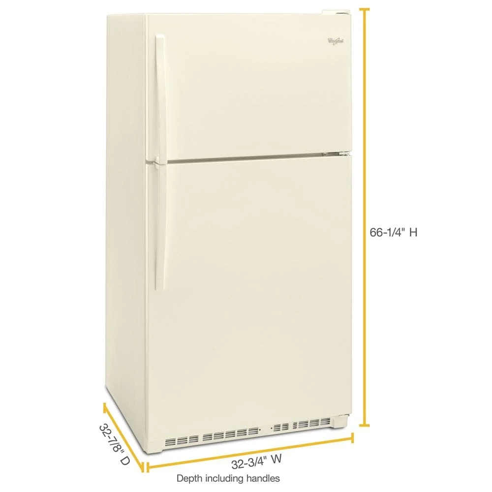 33-inch Wide Top Freezer Refrigerator - 20 cu. ft. view 9