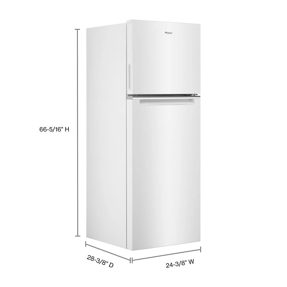 24-inch Wide Small Space Top-Freezer Refrigerator - 12.9 cu. ft. view 2