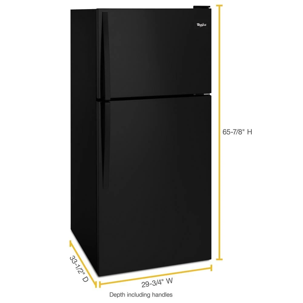 30-inch Wide Top Freezer Refrigerator - 18 cu. ft. WRT318FMDB
