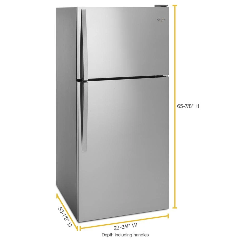 30-inch Wide Top Freezer Refrigerator - 18 cu. ft. view 2