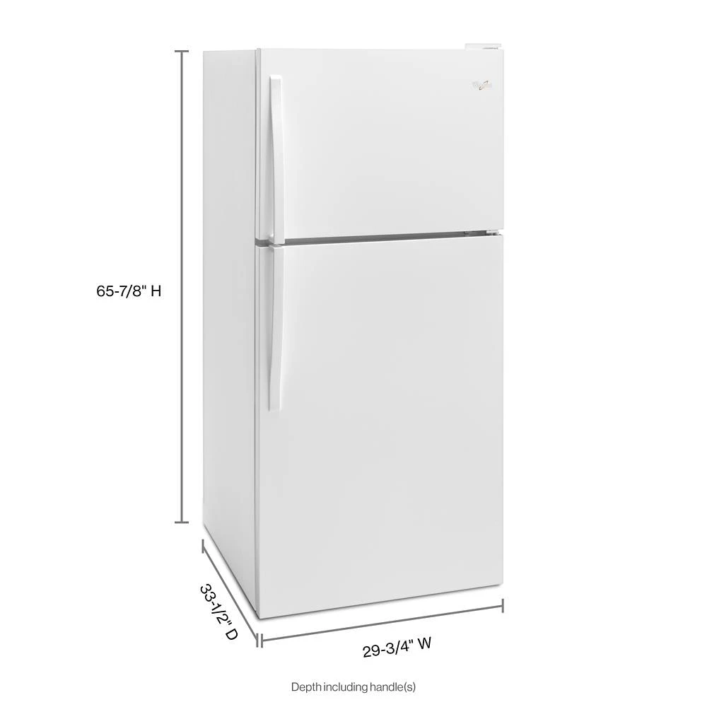 30-inch Wide Top Freezer Refrigerator - 18 cu. ft. view 2