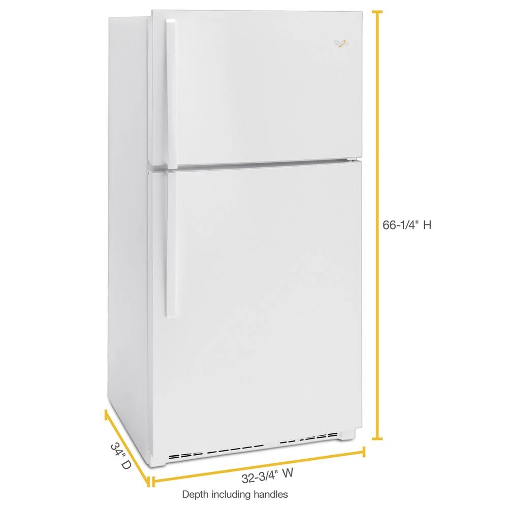 33-inch Wide Top Freezer Refrigerator - 21 cu. ft. view 6