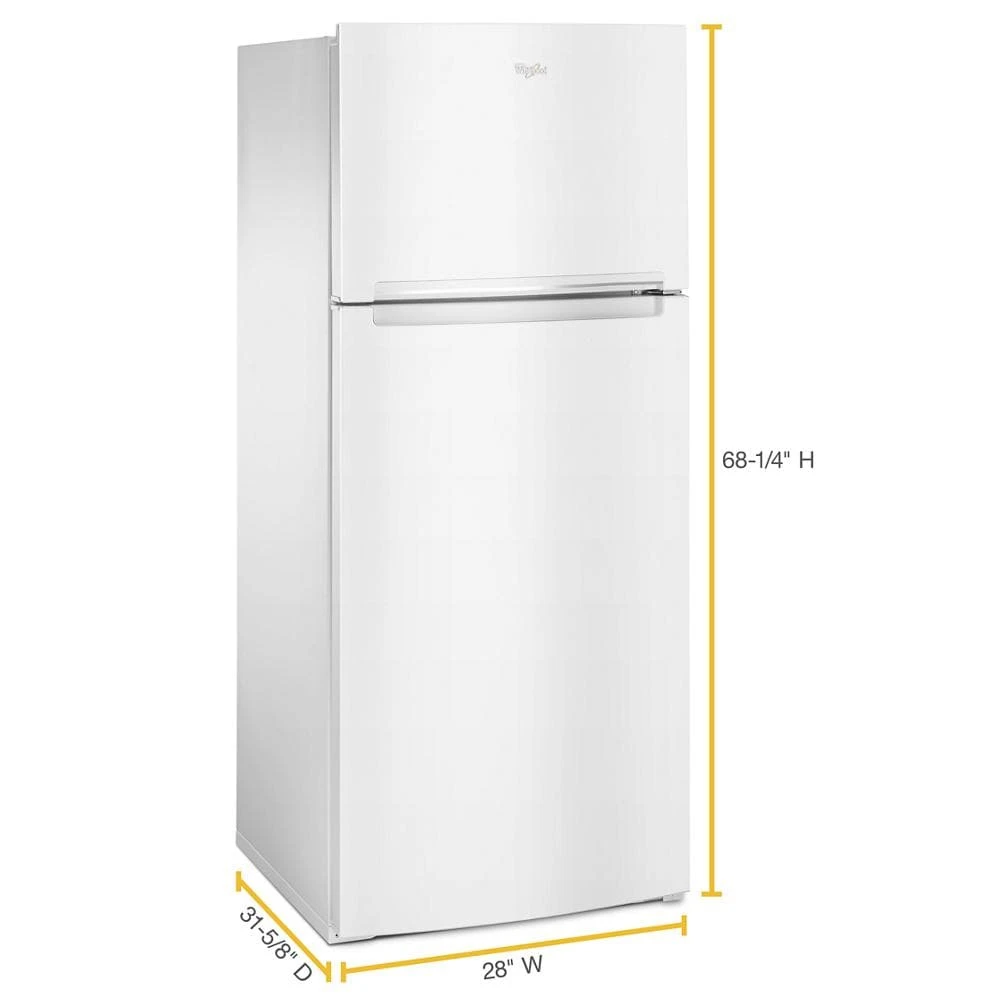 28-inch Wide Refrigerator Compatible With The EZ Connect Icemaker Kit – 18 Cu. Ft. view 2