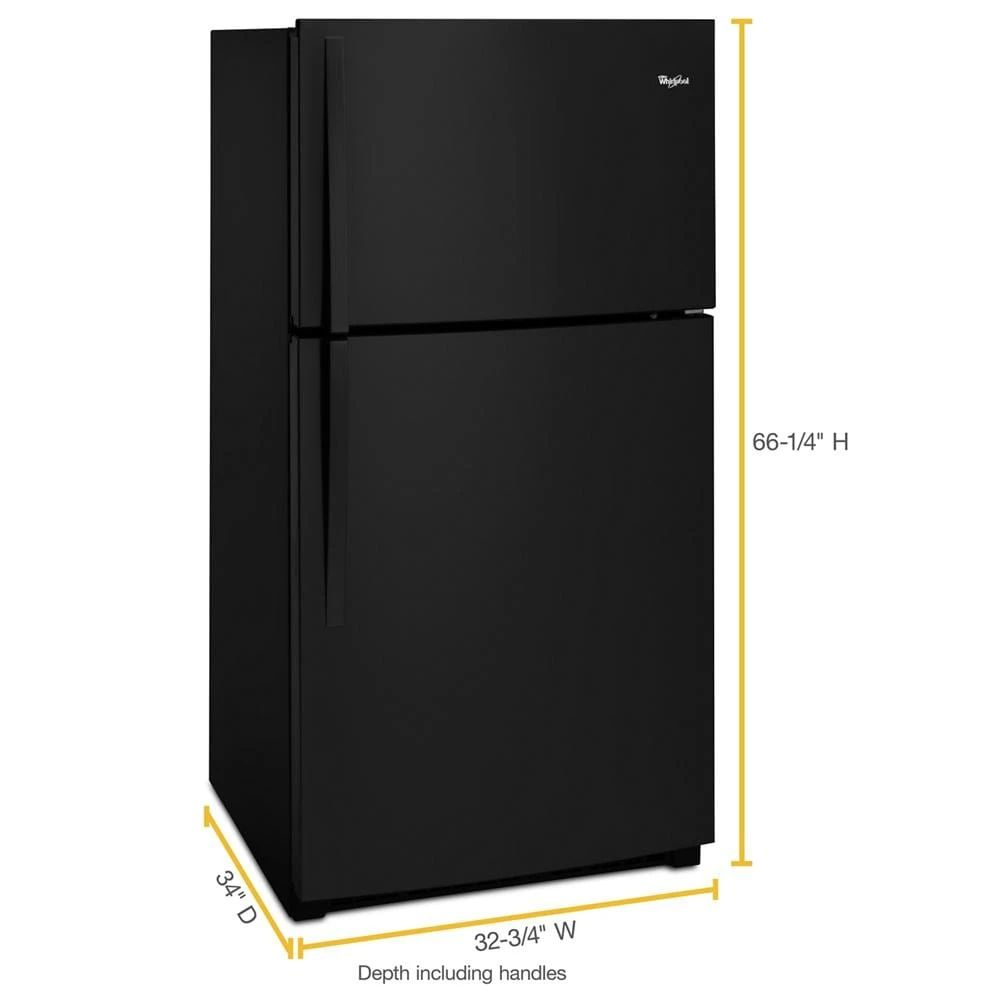 33-inch Wide Top Freezer Refrigerator - 21 cu. ft. view 7