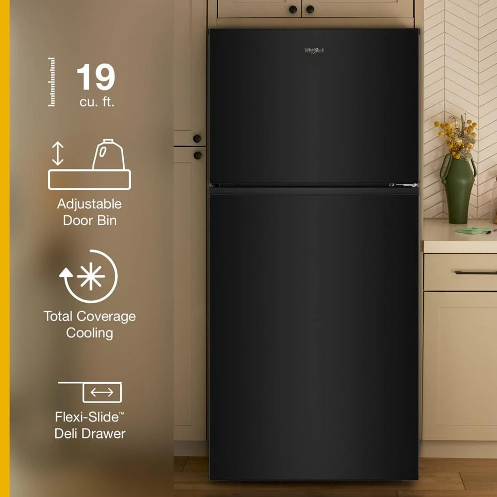 29.5-inch Wide Top Freezer Refrigerator with Total Coverage Cooling- 19.3 Cu. Ft. view 5