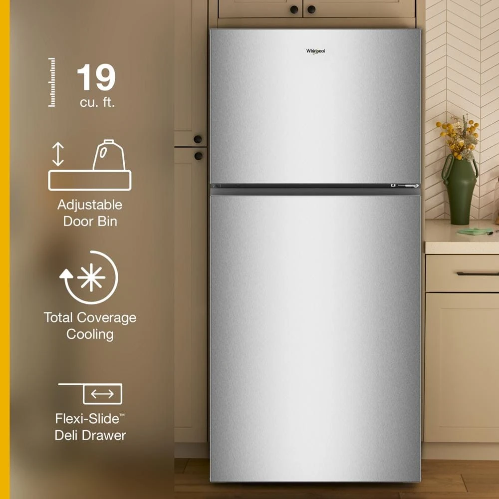 29.5-inch Wide Top Freezer Refrigerator with Total Coverage Cooling- 19.3 Cu. Ft. view 6