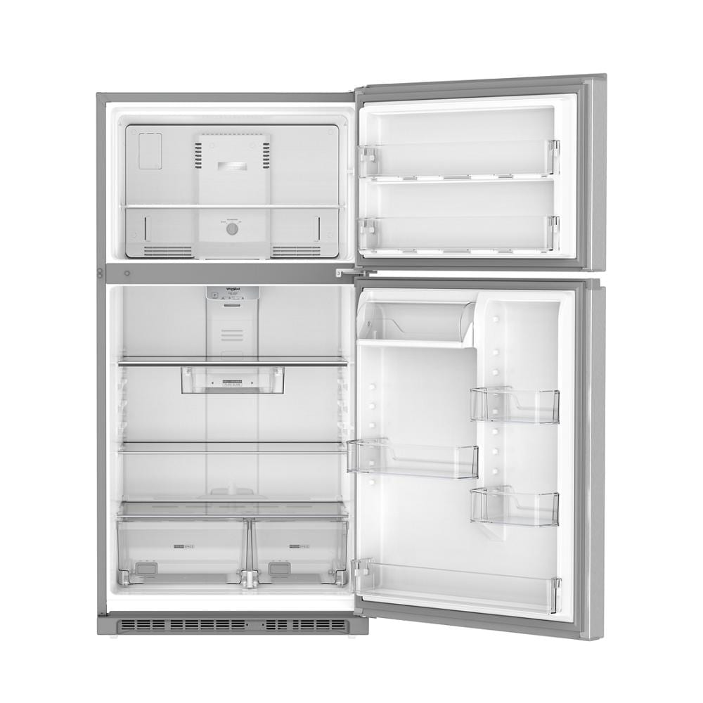 Whirlpool® 32.8-inch Wide Top Freezer Refrigerator with Total Coverage Cooling- 21.3 Cu. Ft. WRTX3021TZ