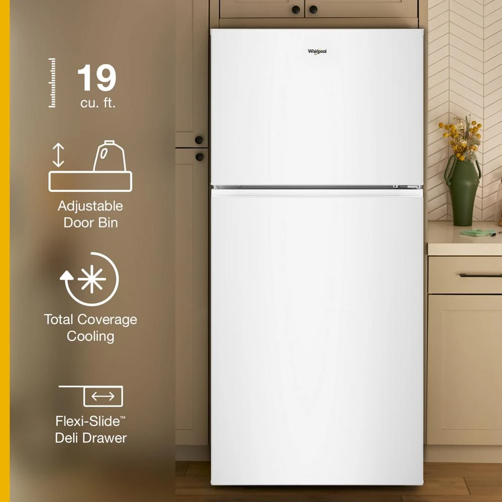 29.5-inch Wide Top Freezer Refrigerator with Total Coverage Cooling- 19.3 Cu. Ft. view 6