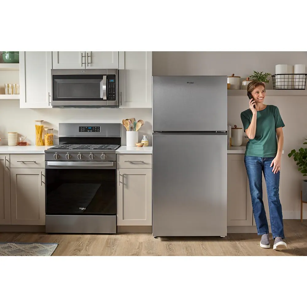 Whirlpool® 28-inch Wide Top Freezer Refrigerator with Total Coverage Cooling- 14.3 Cu. Ft. WRTX3314TB