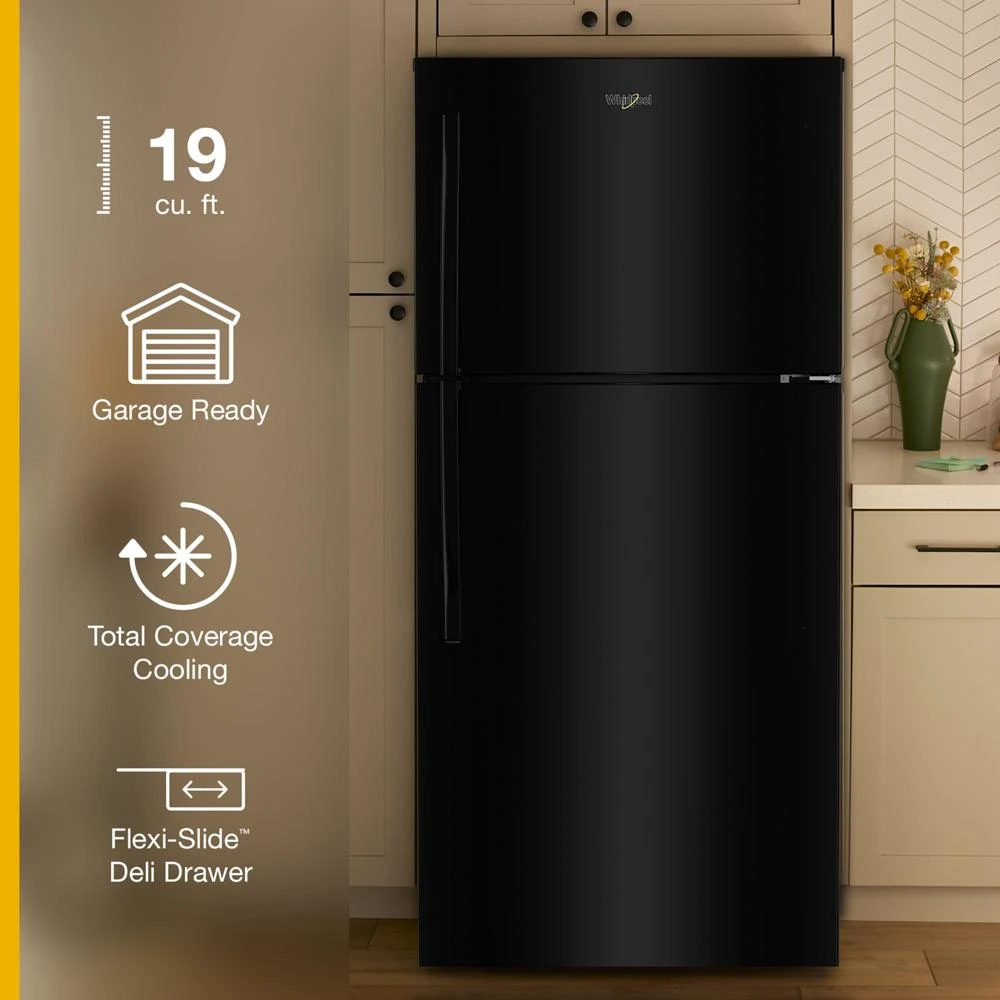 29.5-inch Wide Top Freezer Refrigerator with Total Coverage Cooling- 19.2 Cu. Ft. view 4