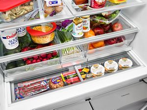26 cu. ft. Double Drawer Refrigerator with Dual Icemakers WRV986FDEM
