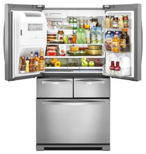 26 cu. ft. Double Drawer Refrigerator with Dual Icemakers WRV986FDEM
