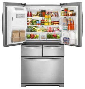 26 cu. ft. Double Drawer Refrigerator with Dual Icemakers WRV986FDEM