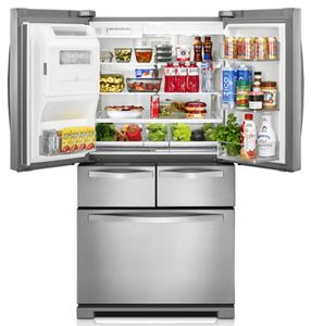 26 cu. ft. Double Drawer Refrigerator with Dual Icemakers WRV986FDEM