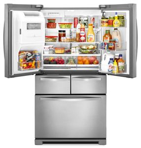 26 cu. ft. Double Drawer Refrigerator with Dual Icemakers WRV986FDEM