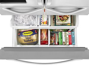 26 cu. ft. Double Drawer Refrigerator with Dual Icemakers WRV986FDEM