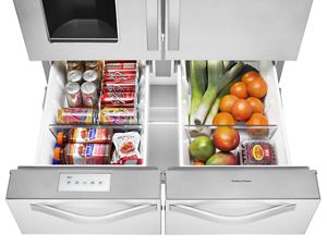 26 cu. ft. Double Drawer Refrigerator with Dual Icemakers WRV986FDEM