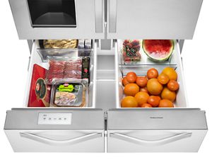 26 cu. ft. Double Drawer Refrigerator with Dual Icemakers WRV986FDEM