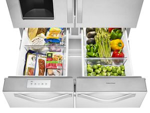 26 cu. ft. Double Drawer Refrigerator with Dual Icemakers WRV986FDEM