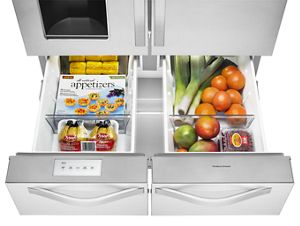26 cu. ft. Double Drawer Refrigerator with Dual Icemakers WRV986FDEM