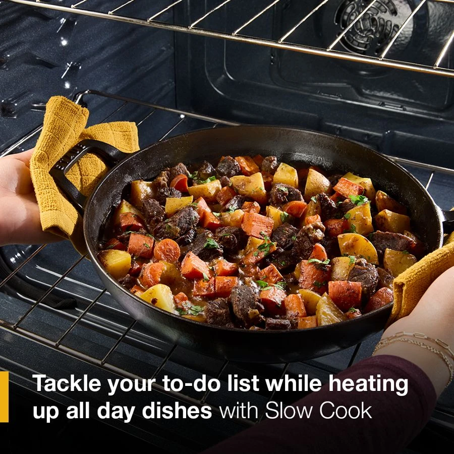 30-inch Electric Range with No Preheat and Slow Cook Modes WSES3130SB