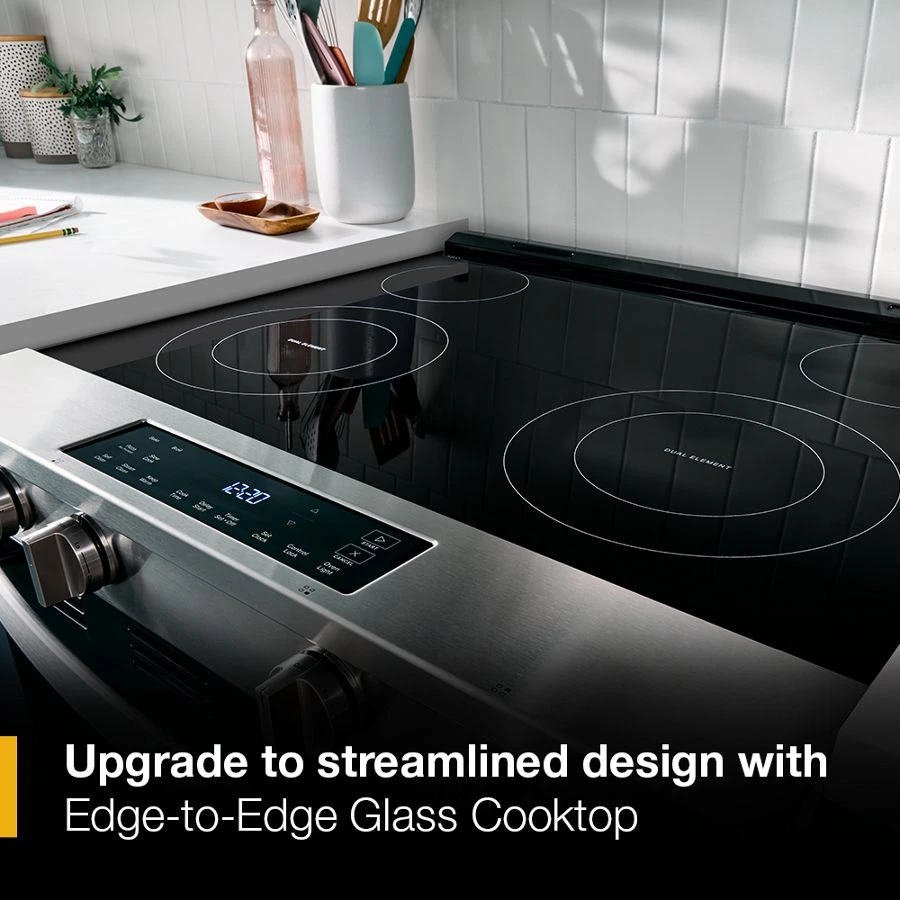 30-inch Electric Range with No Preheat and Slow Cook Modes WSES3130SB