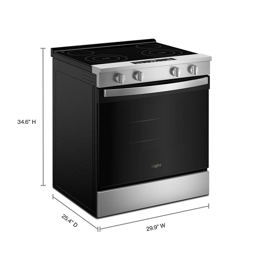30-inch Electric Range with No Preheat and Slow Cook Modes view 3