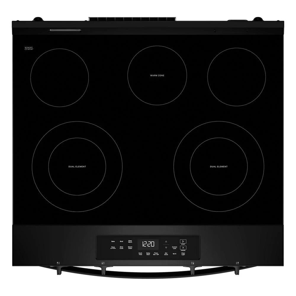 30-inch Electric Range with No Preheat Mode and Slow Cook WSES3330TB