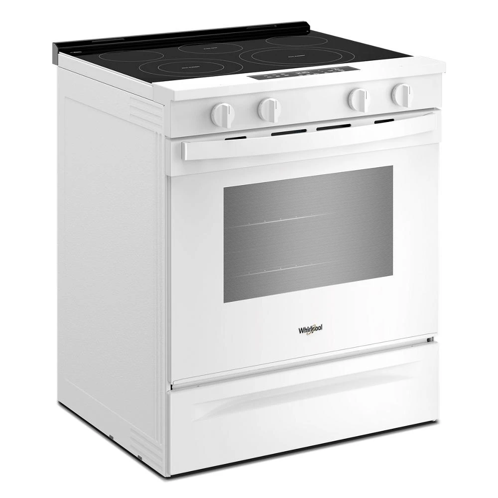30-inch Electric Range with No Preheat Mode and Slow Cook WSES3330TW