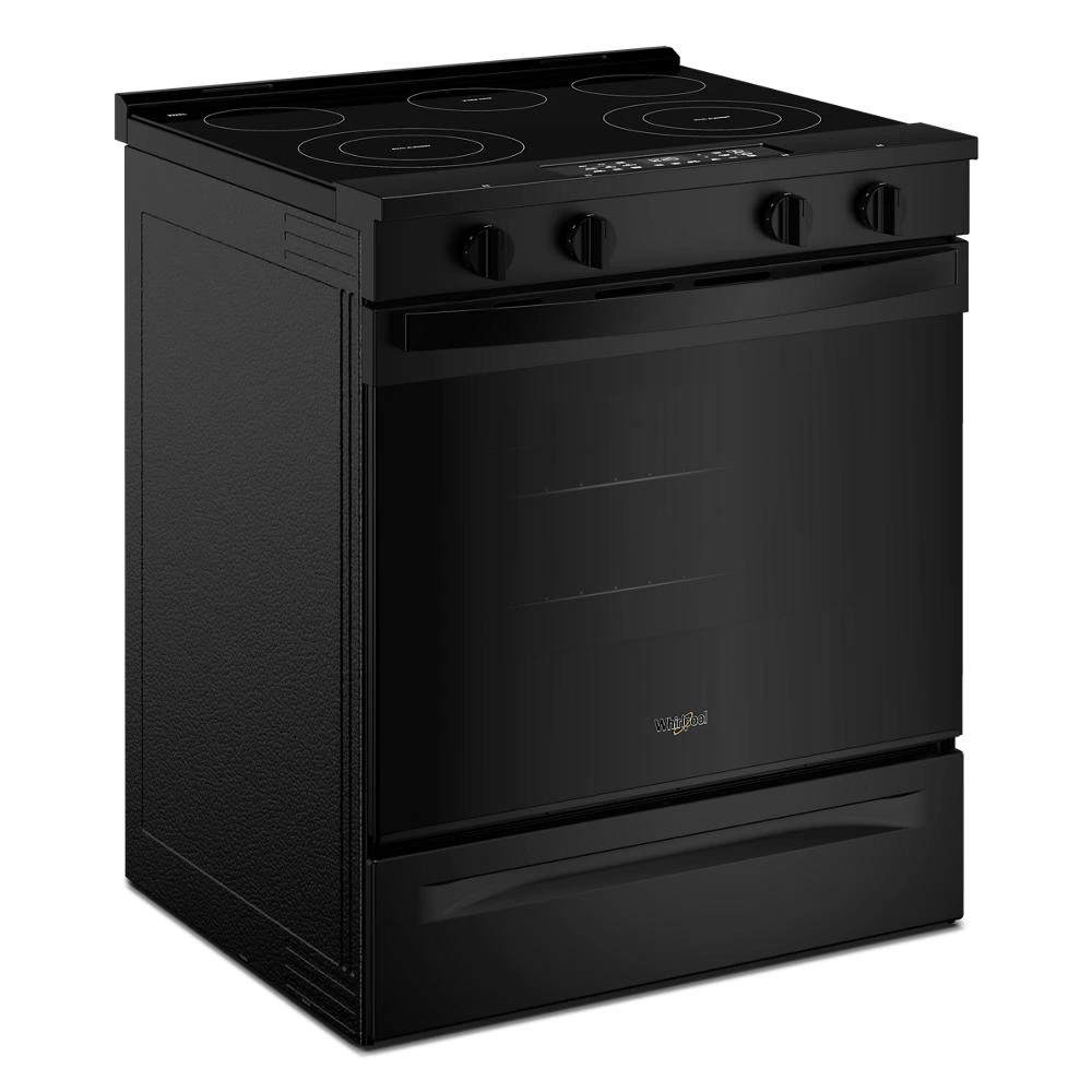 30-inch Electric Smart Range with Air Cooking Technology and Steam Clean WSES4530TB