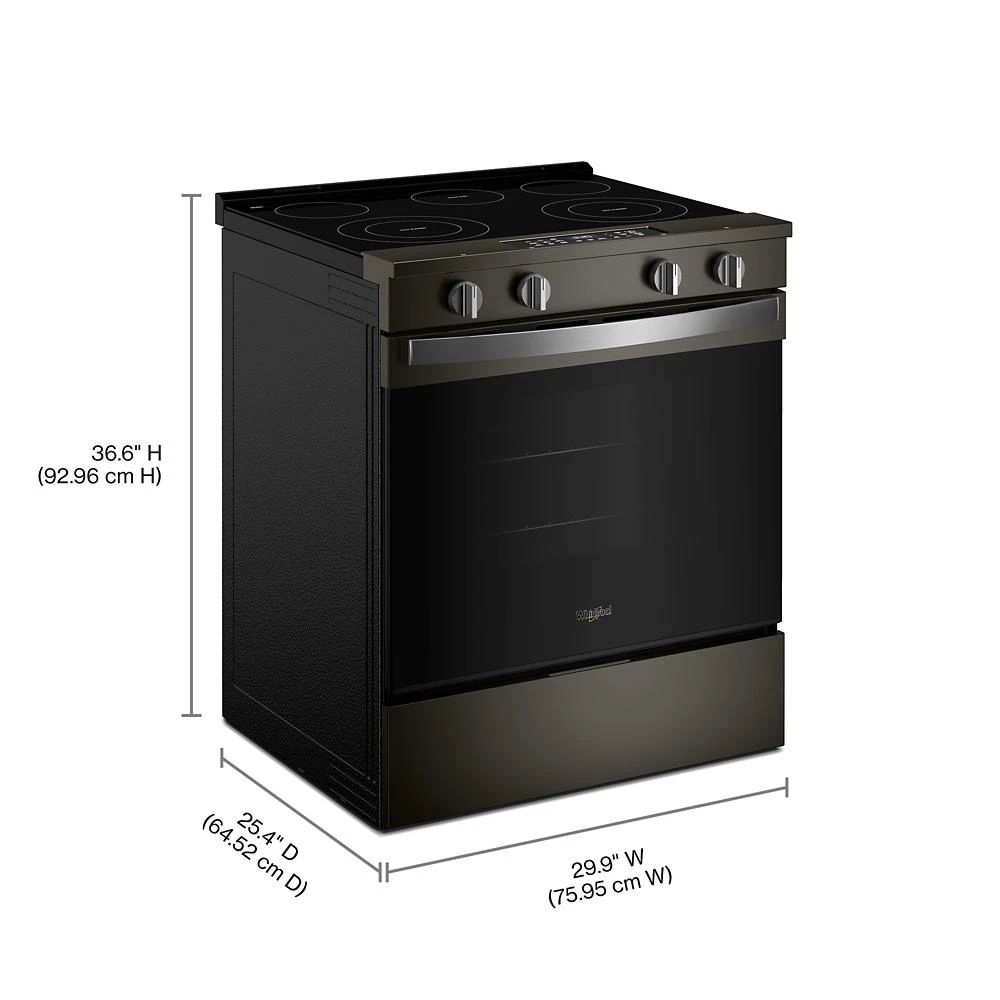 30-inch Electric Smart Range with Air Cooking Technology and Steam Clean view 14