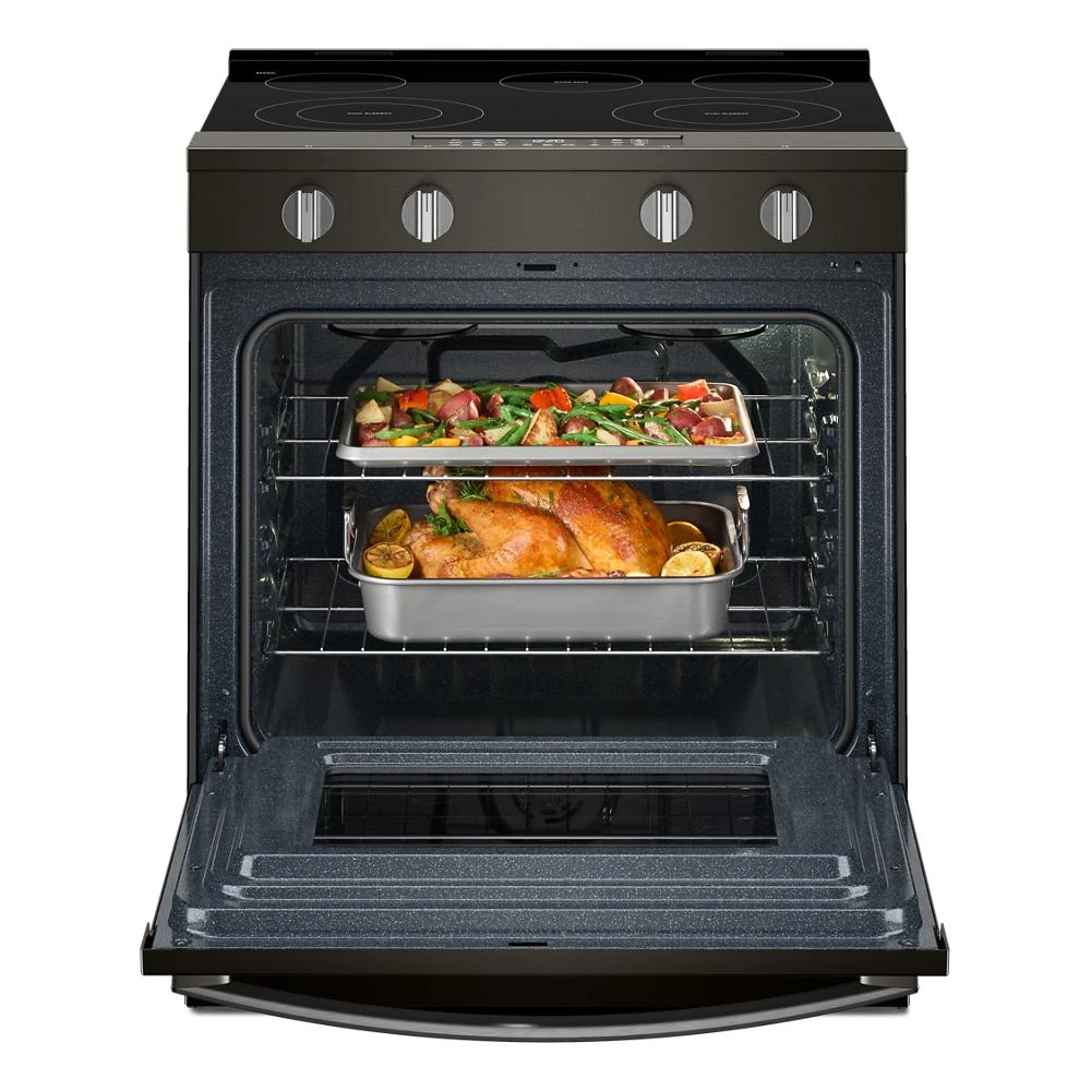 30-inch Electric Smart Range with Air Cooking Technology and Steam Clean view 11