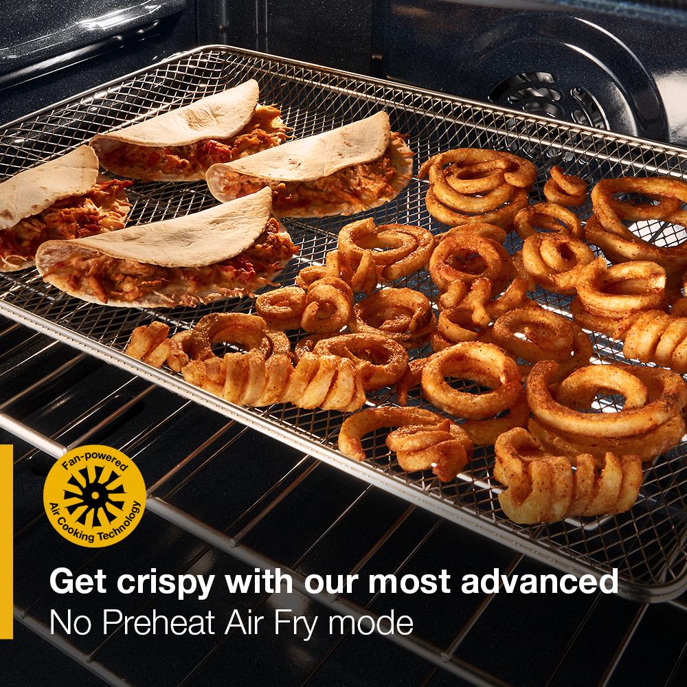 30-inch Electric Smart Range with Air Cooking Technology and Steam Clean view 7