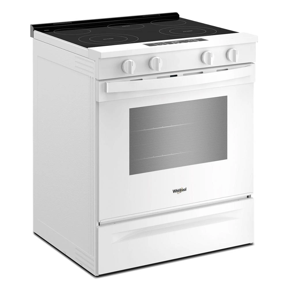 30-inch Electric Smart Range with Air Cooking Technology and Steam Clean WSES4530TW