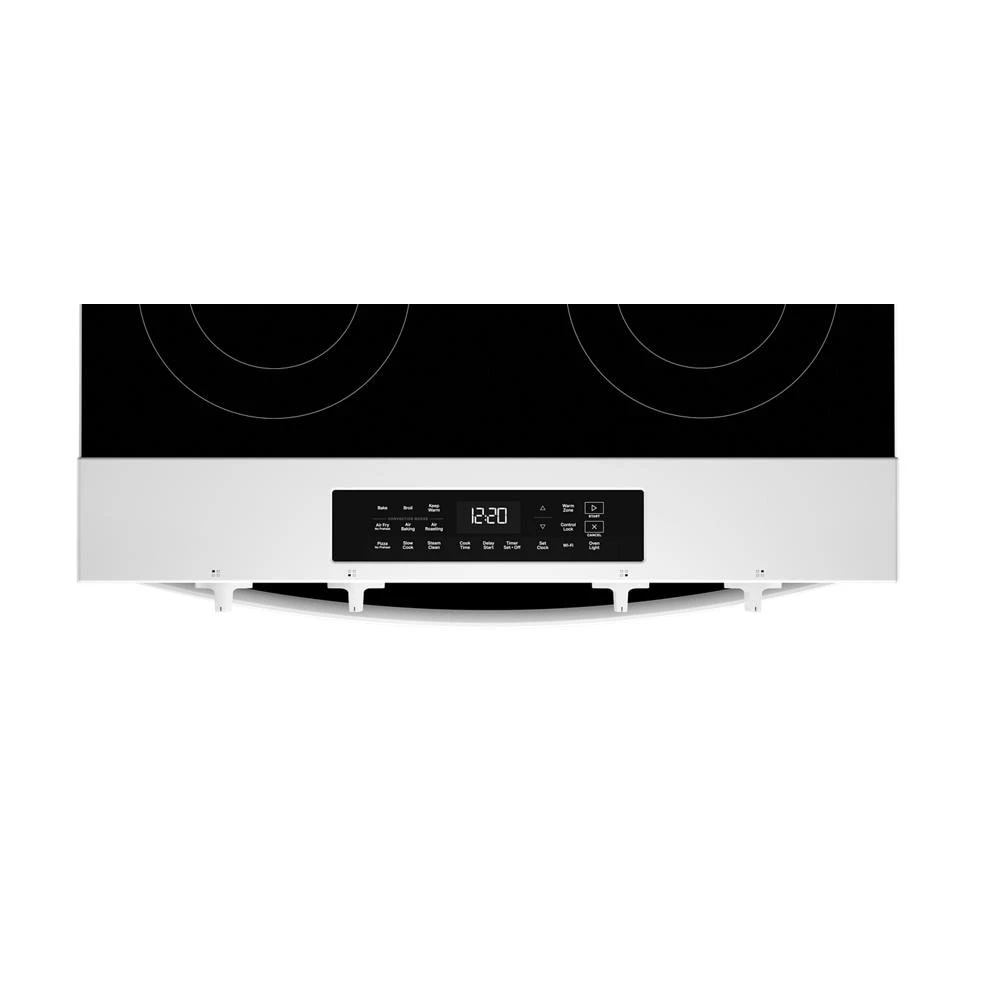 30-inch Electric Smart Range with Air Cooking Technology and Steam Clean WSES4530TW