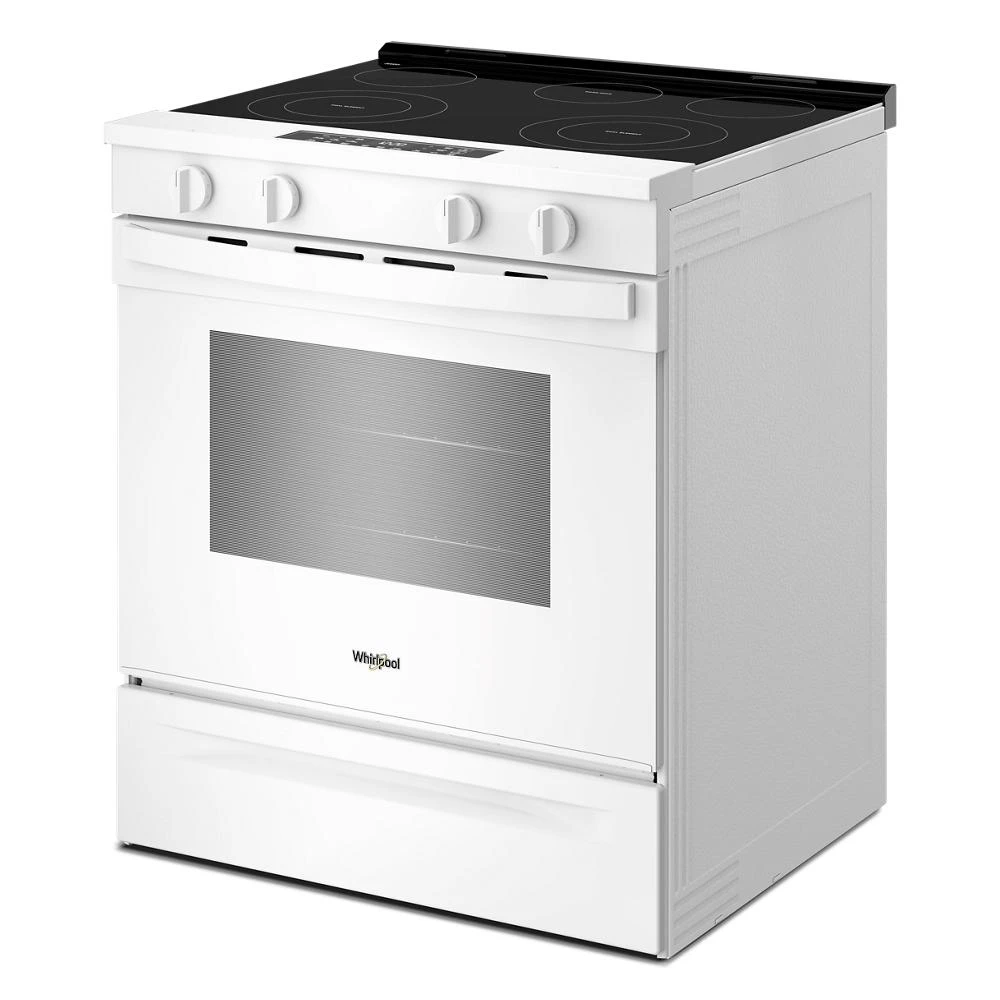 30-inch Electric Smart Range with Air Cooking Technology and Steam Clean WSES4530TW