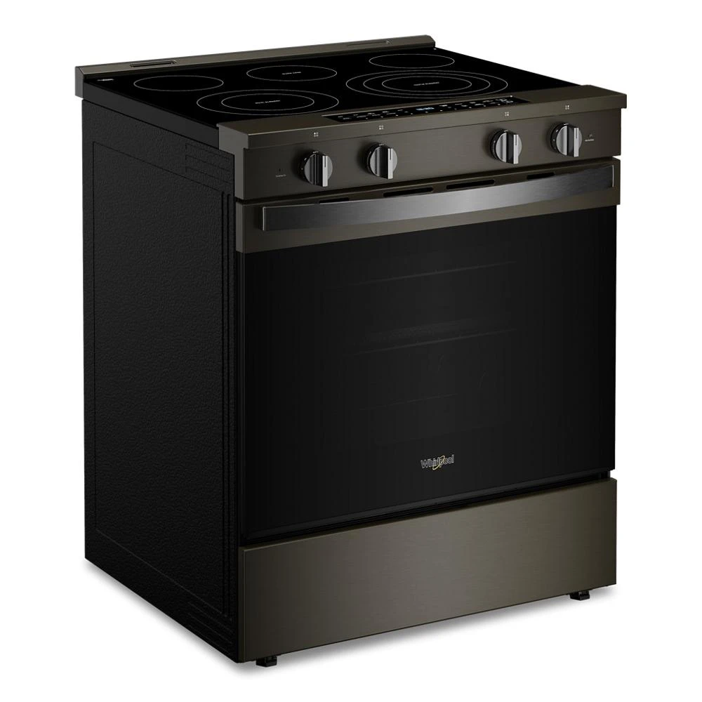 30-inch Smart Slide in Electric Range with Air Cooking Technology, No Preheat Air Fry, WipeClean™ Coating, Steam/Self Clean and High Speed Preheat WSES7530RV
