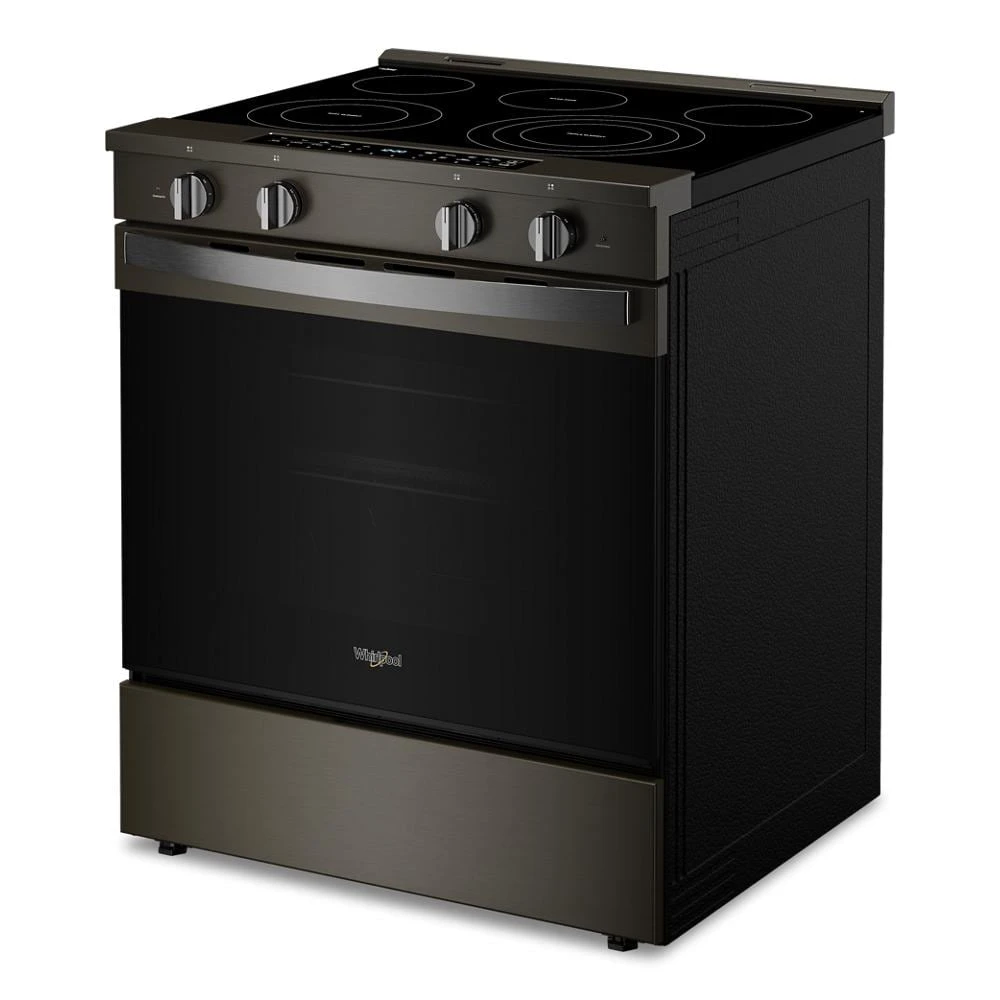 30-inch Smart Slide in Electric Range with Air Cooking Technology, No Preheat Air Fry, WipeClean™ Coating, Steam/Self Clean and High Speed Preheat WSES7530RV