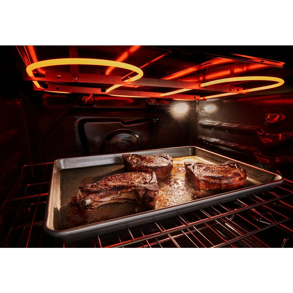 30-inch Smart Slide in Electric Range with Air Cooking Technology, No Preheat Air Fry, WipeClean™ Coating, Steam/Self Clean and High Speed Preheat view 2