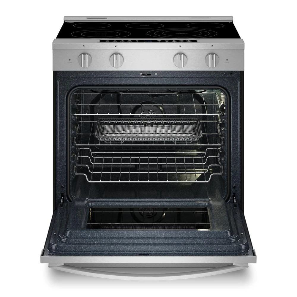 30-inch Smart Slide in Electric Range with Air Cooking Technology, No Preheat Air Fry, WipeClean™ Coating, Steam/Self Clean and High Speed Preheat view 9